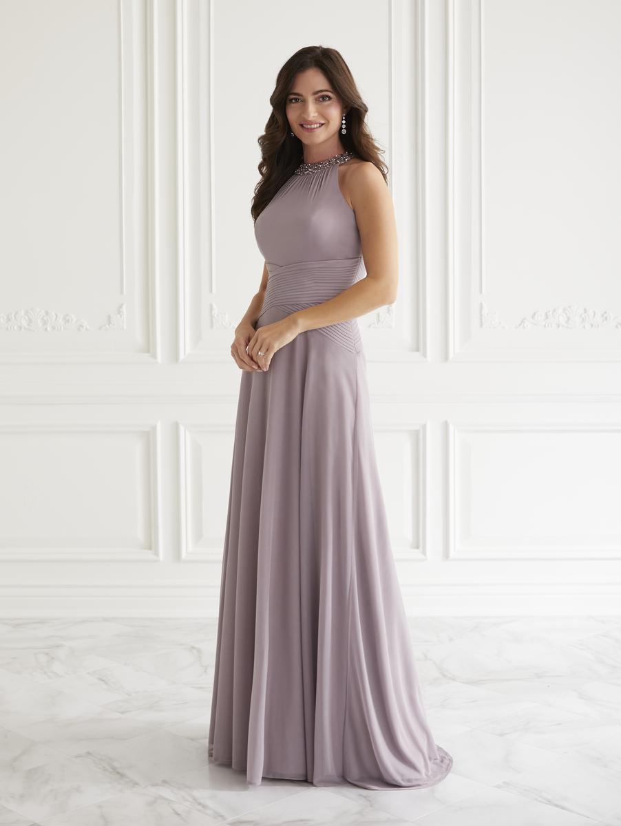 17068 Halter A-Line Sleeveless Bridesmaid or Evening Gown by Christina Wu