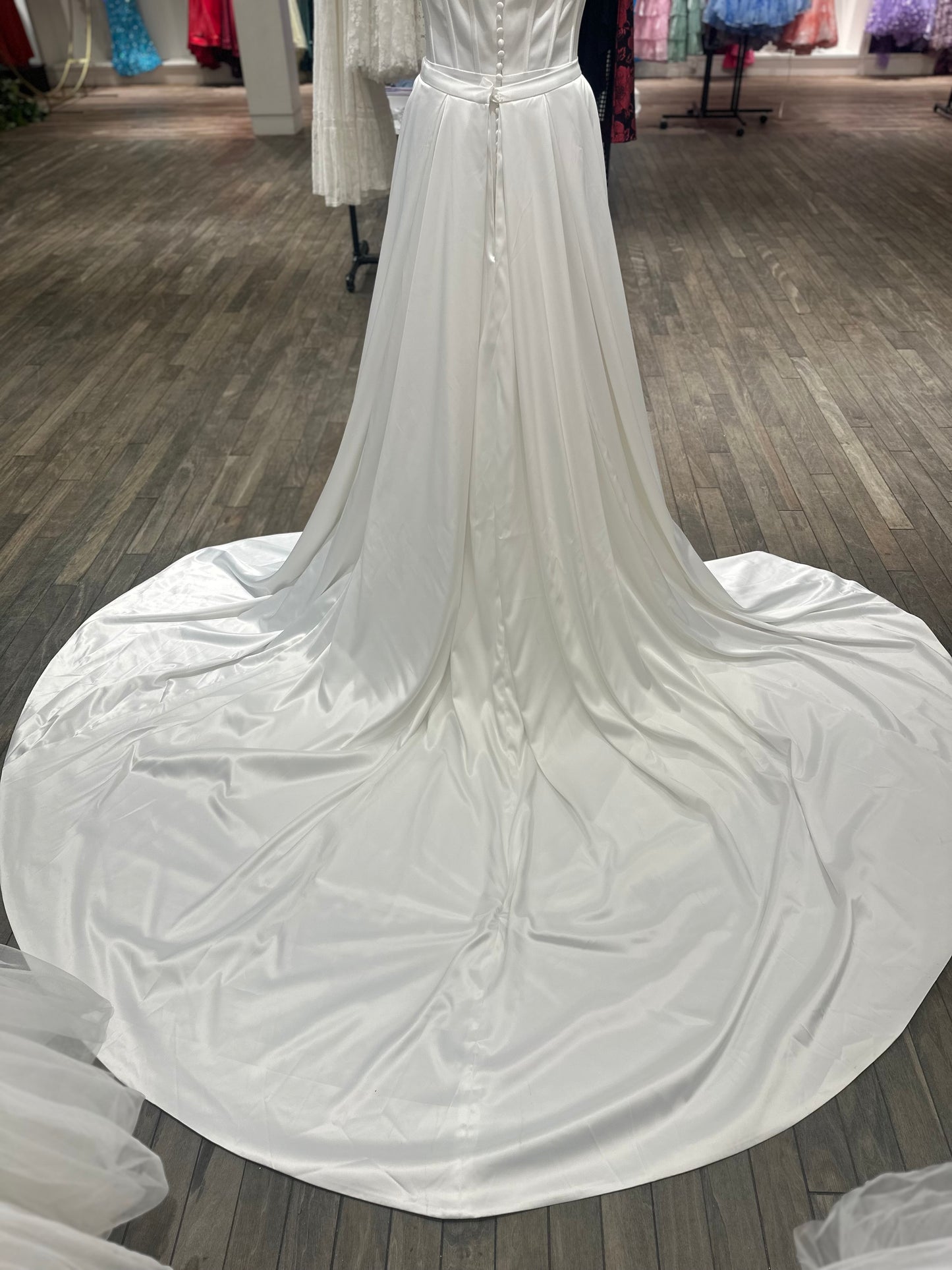 J6938 Moonlight Strapless Corset scoop neck