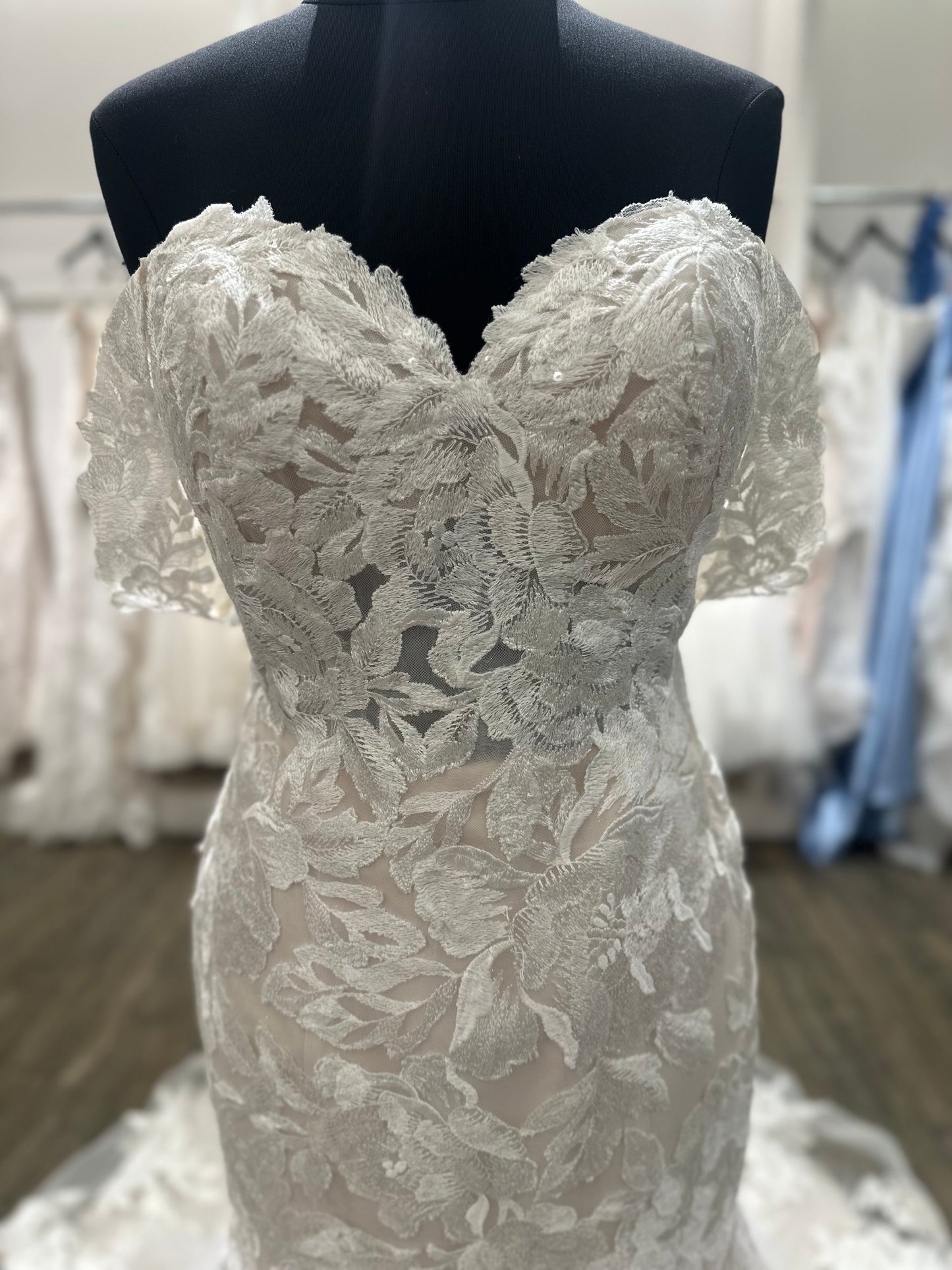 "Amaya" Y12245 Sexy off Shoulder Mermaid Wedding Dress by Sophia Tolli