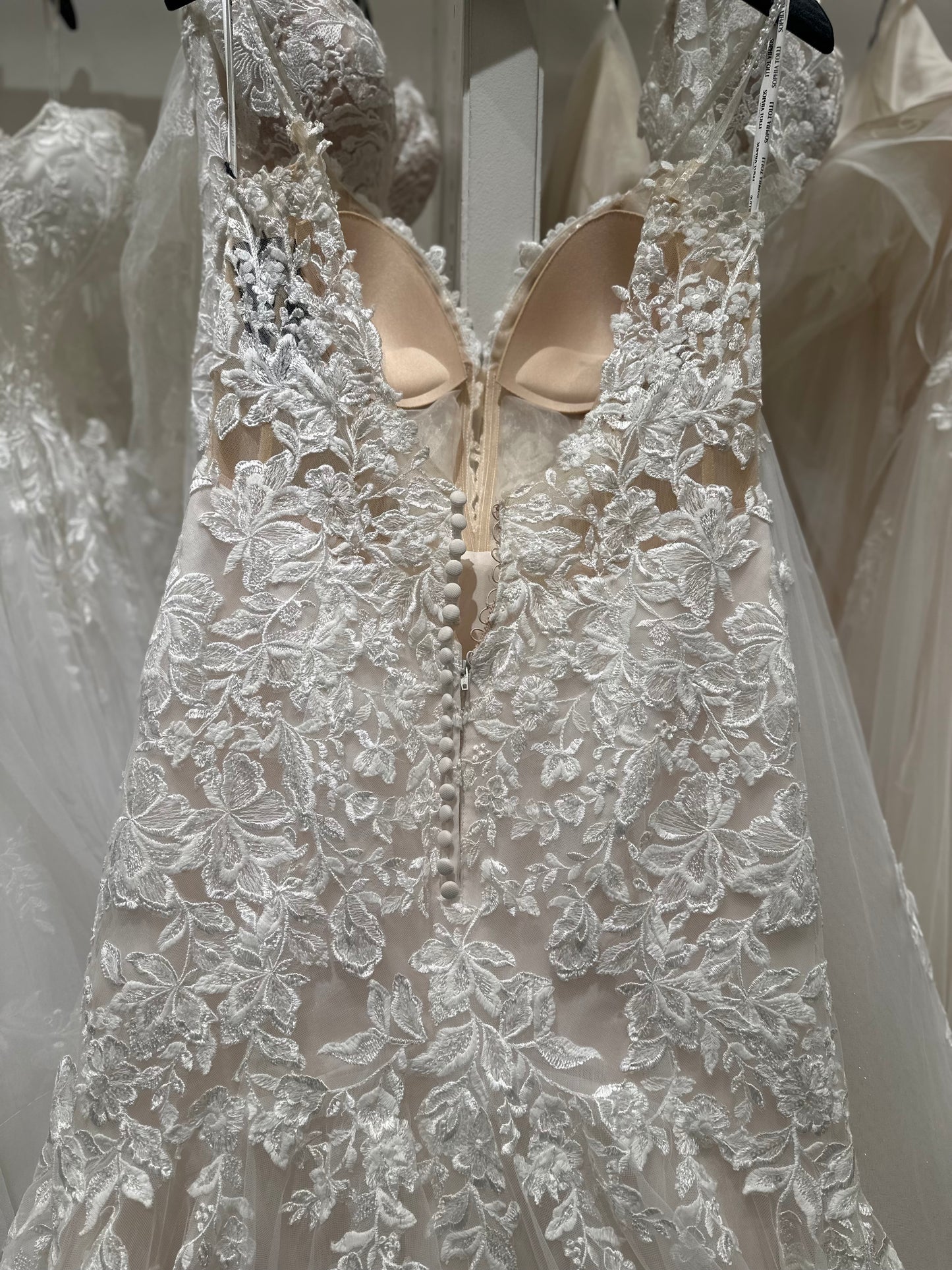 "Skylar" Y20046 Mermaid Wedding Dress with Sheer Bodice by Sophia Tolli