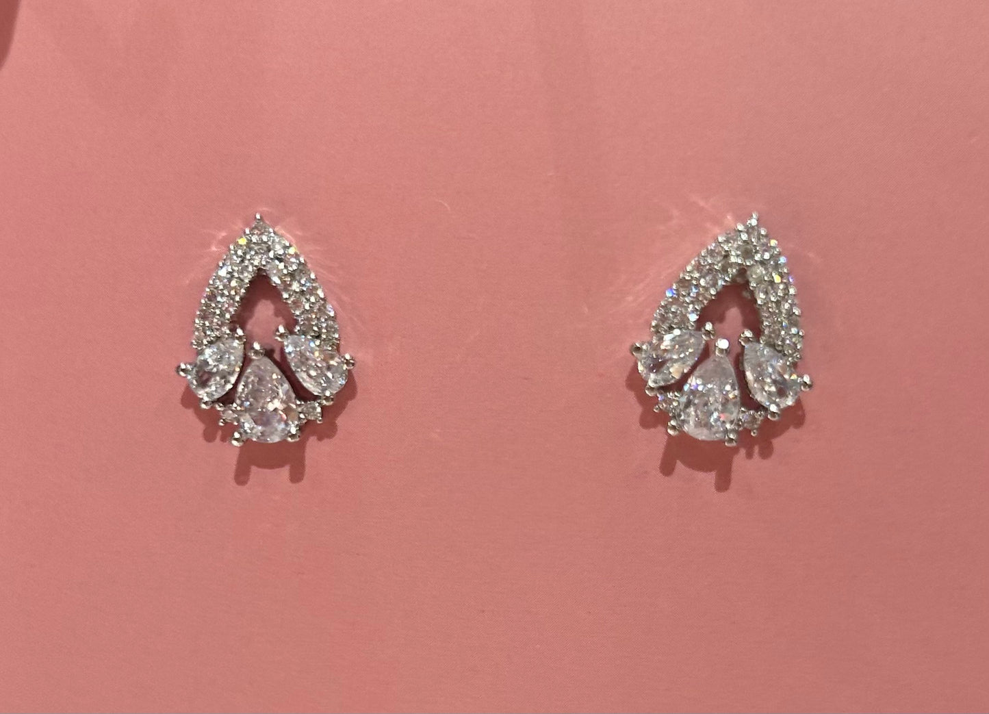 Silver Tear Drop Earrings