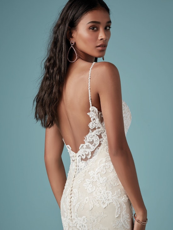 "Glorietta" Fit and Flare Wedding Dress by Maggie Sottero