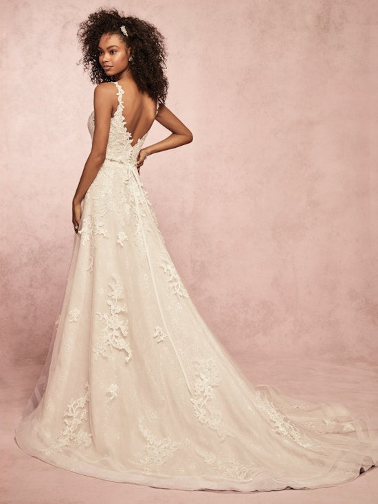 Courtney Lace A-Line Wedding Dress by Rebecca Ingram