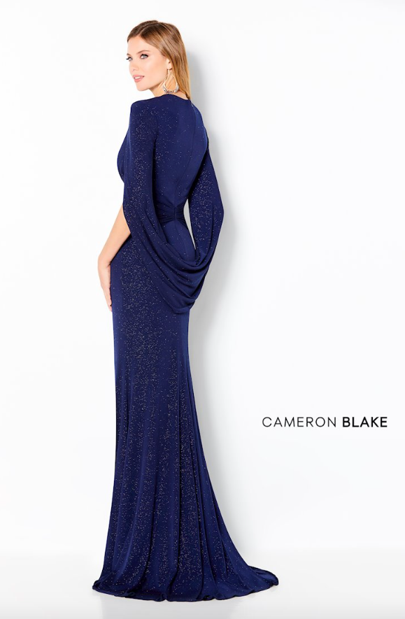 220653 Unique Sheath Sparkly Mother's Dress by Cameron Blake