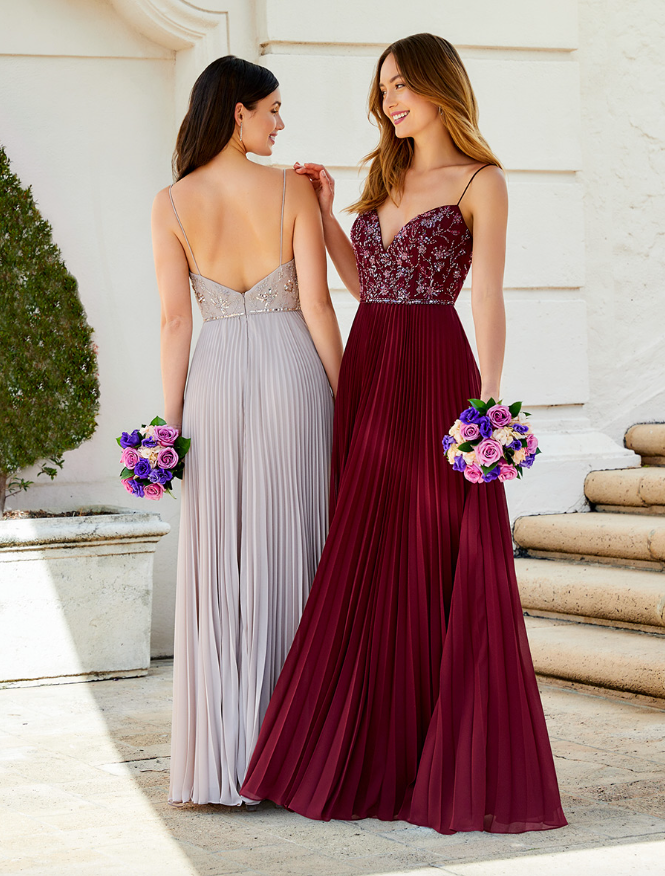 40331 Pleated Chiffon Mother's Dress or Bridesmaid by Adrianna Papell
