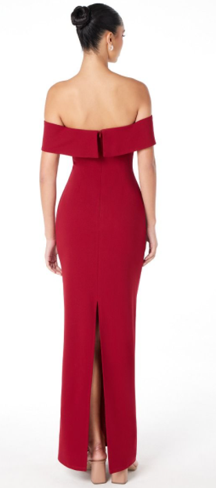 Off Shoulder Sheath Modern Dress