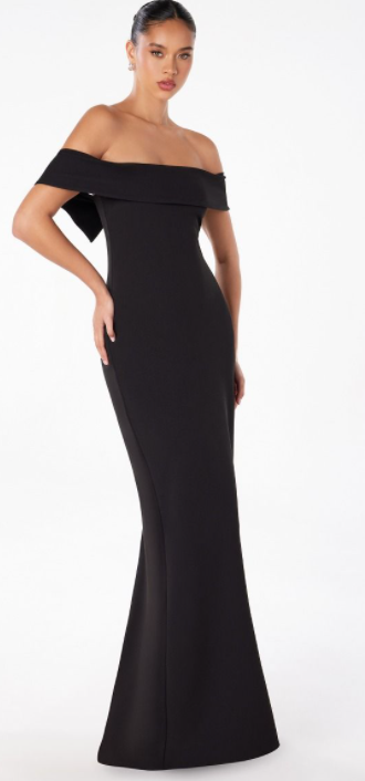 Off Shoulder Sheath Modern Dress
