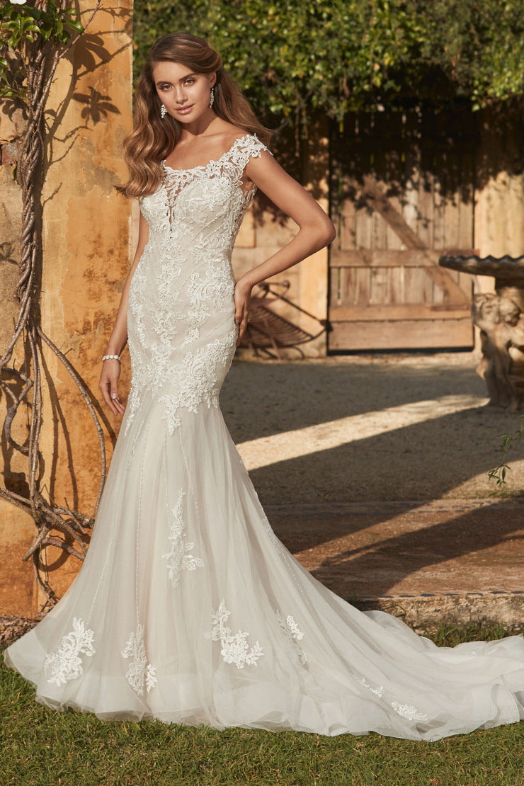 "Tiarn" Y12027 Fit and Flare Wedding Dress by Sophia Tolli