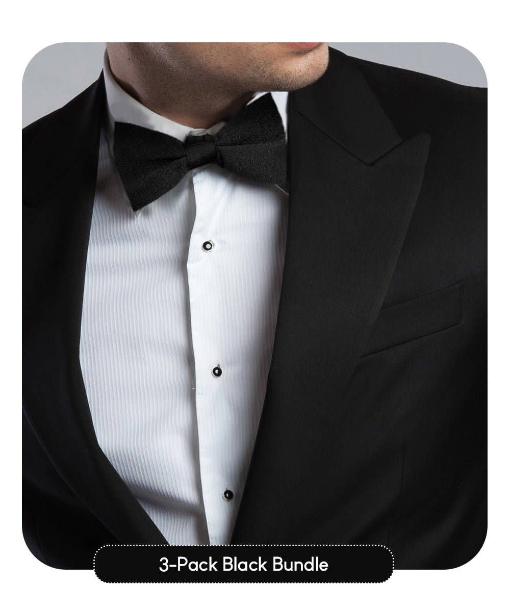 Solid Bow Tie in a Box (Multipacks) by Vittorio Farina