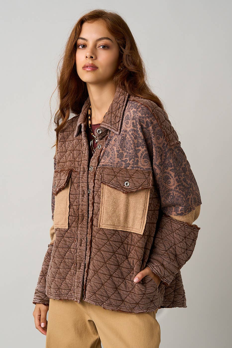 Paisley Patchwork Quilted Jacket