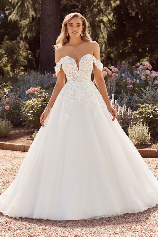 "Reverie" Y22177 Sparkly Princess A-Line Wedding Dress by Sophia Tolli