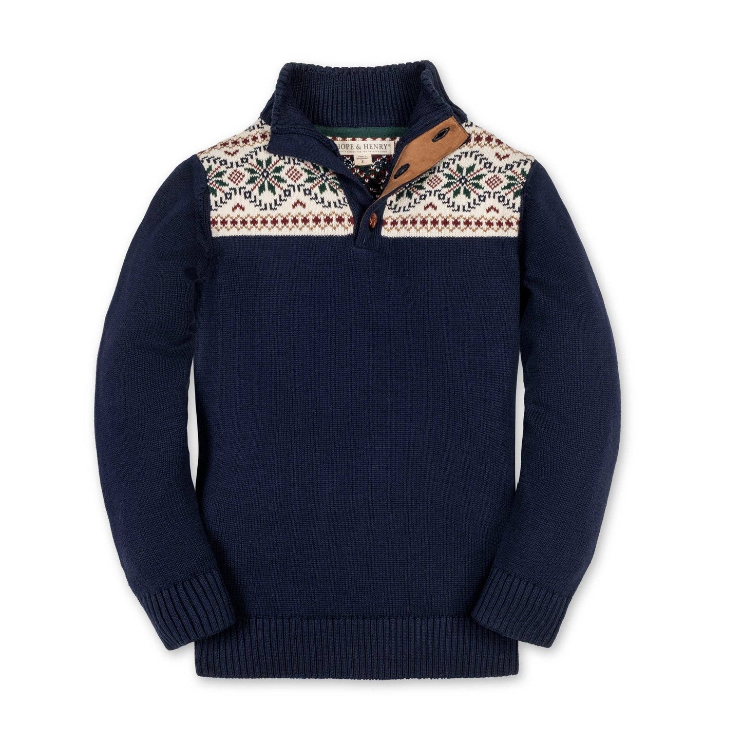 Organic Mock Neck Sweater