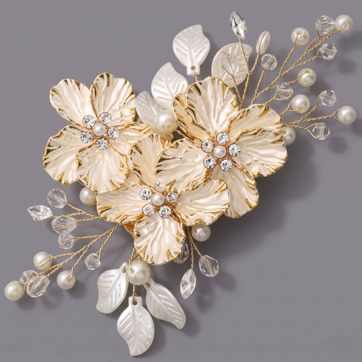 Elegant Acrylic Flower Hairpin for Traditional Hanfu Style