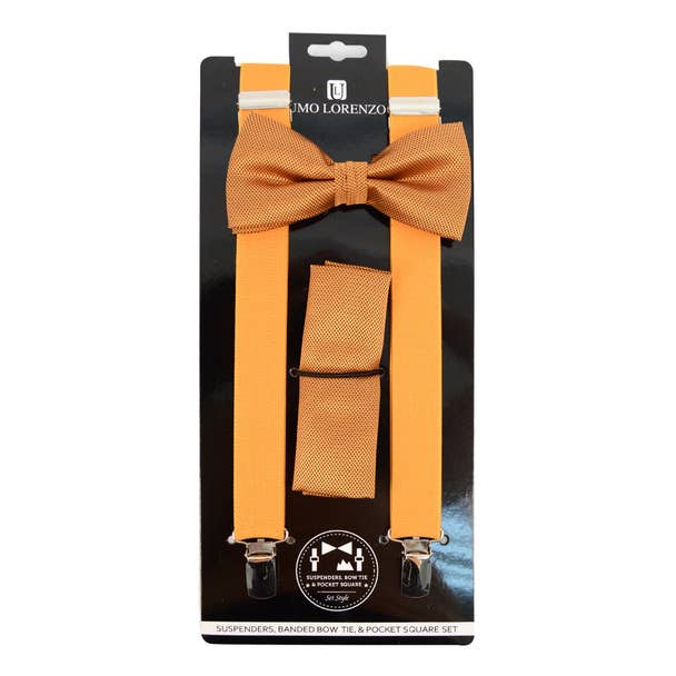 Men's Solid Color Clip-on Suspenders