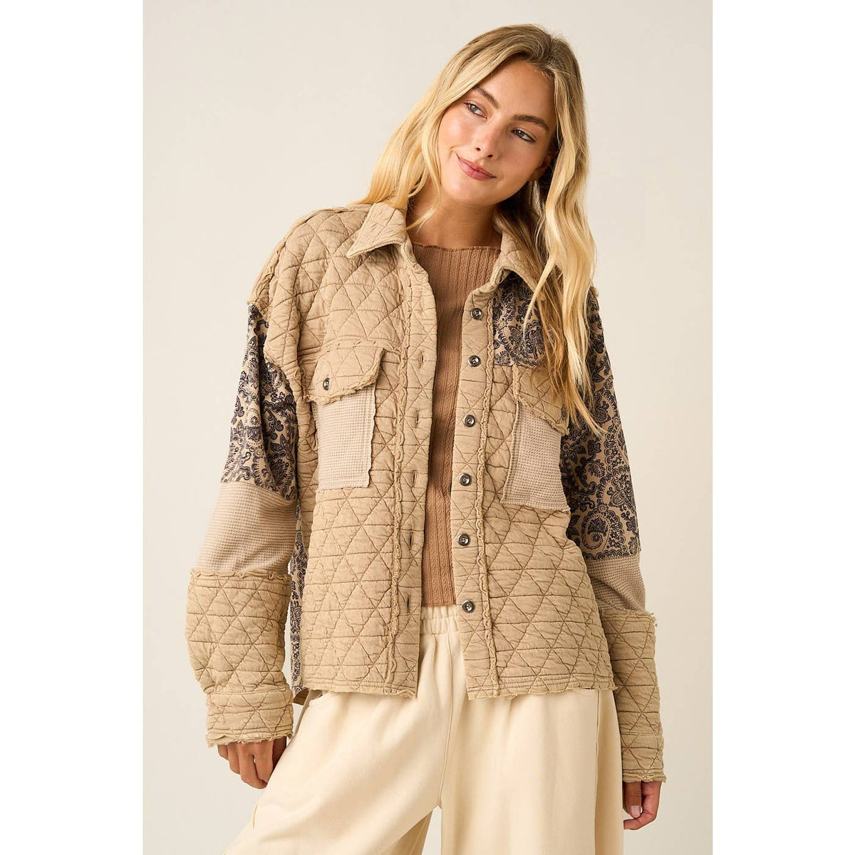 Paisley Patchwork Quilted Jacket