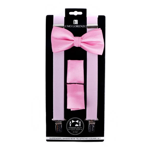 Men's Solid Color Clip-on Suspenders