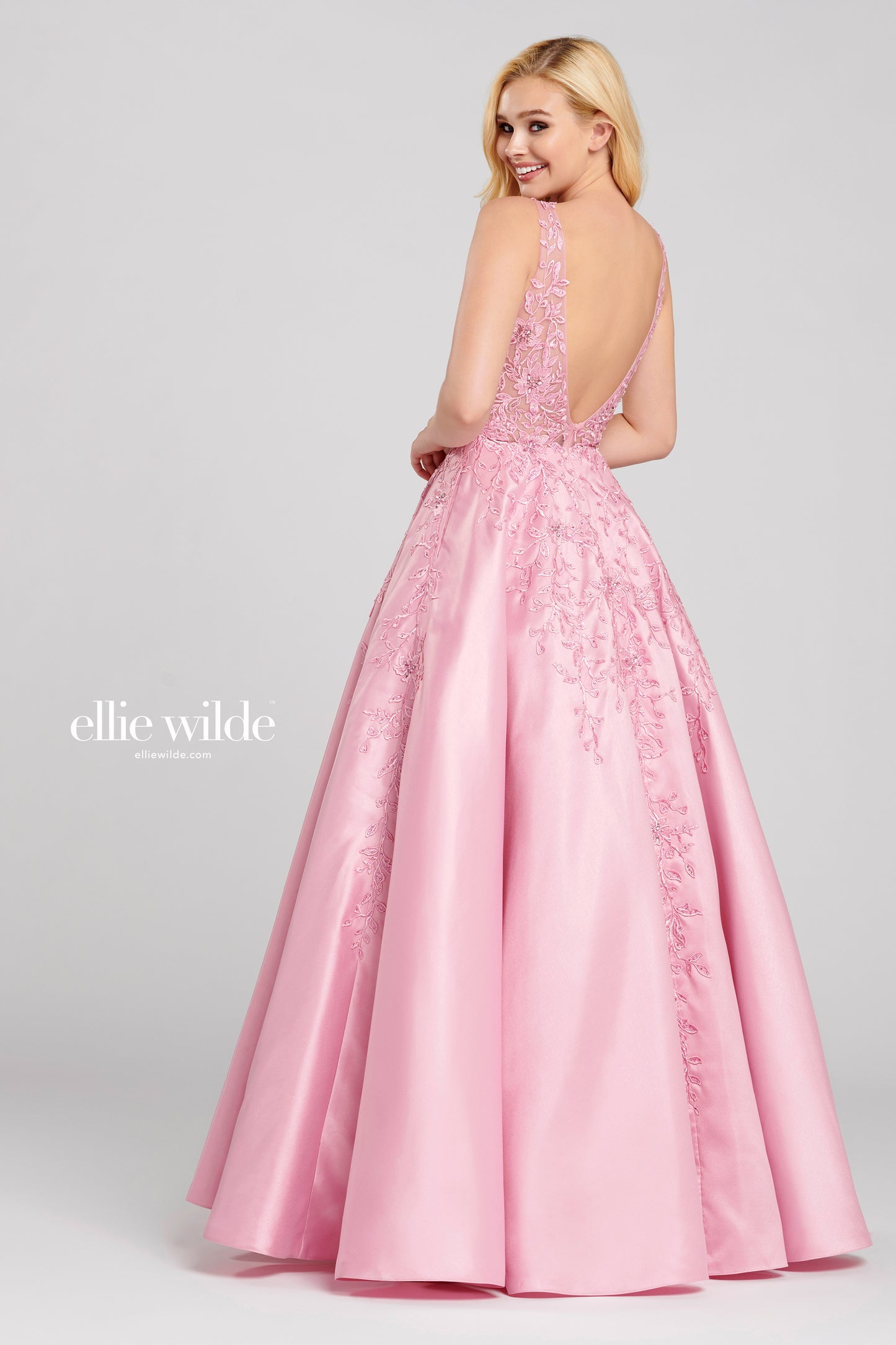 120115 Ellie Wilde A-line Prom Dress