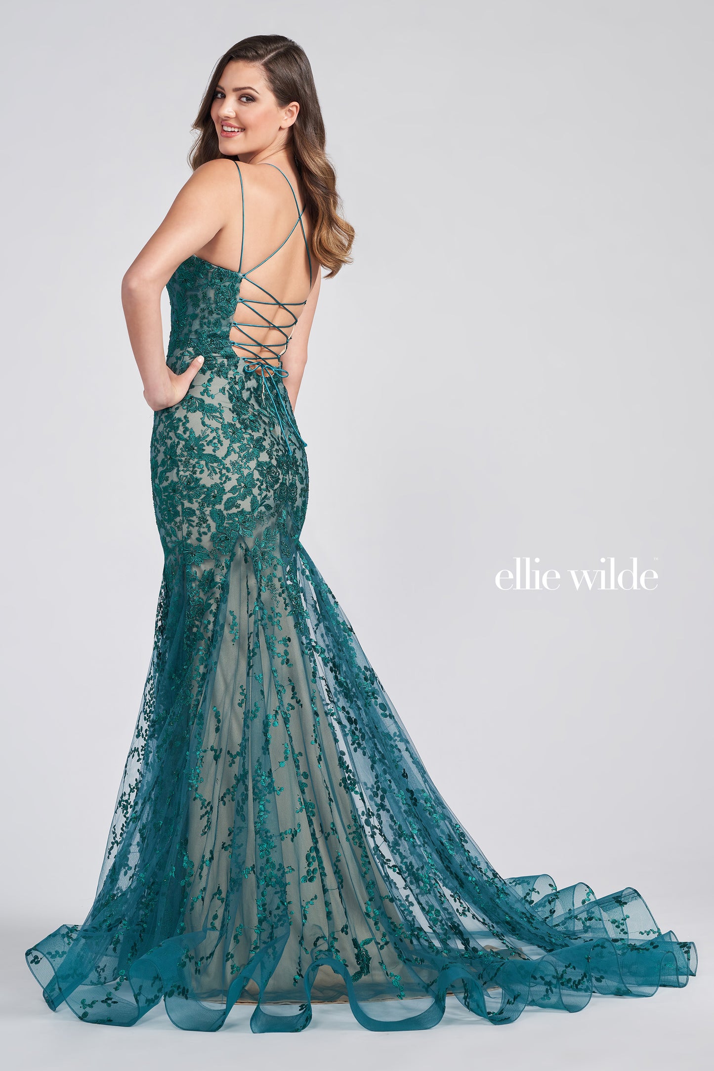 122032 Ellie Wilde Fit and Flare Prom