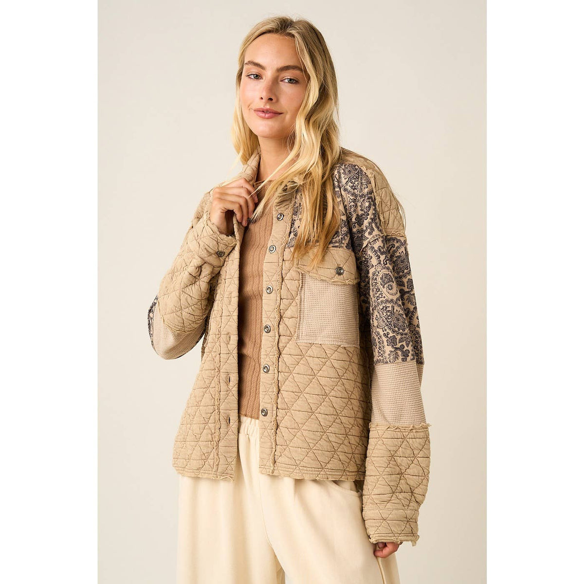 Paisley Patchwork Quilted Jacket