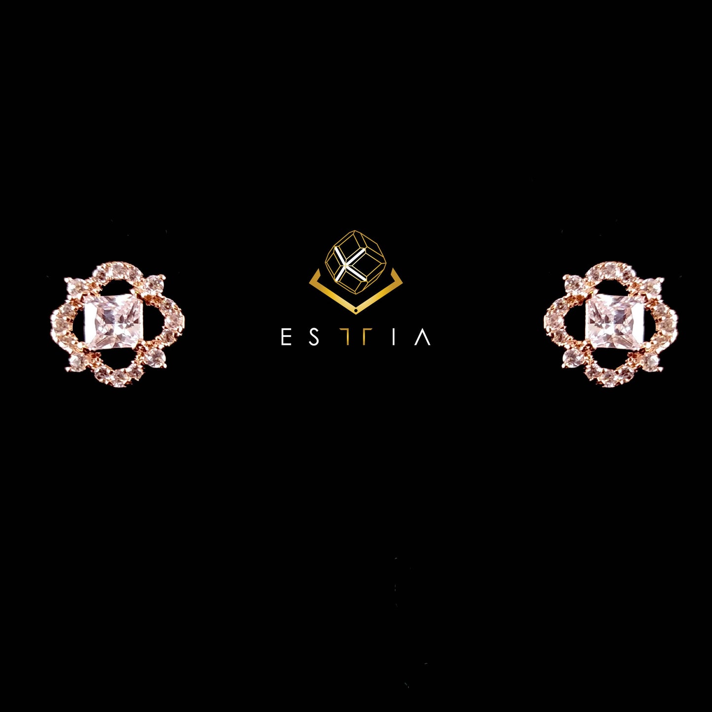 Katherine Petite Cubic stud earrings