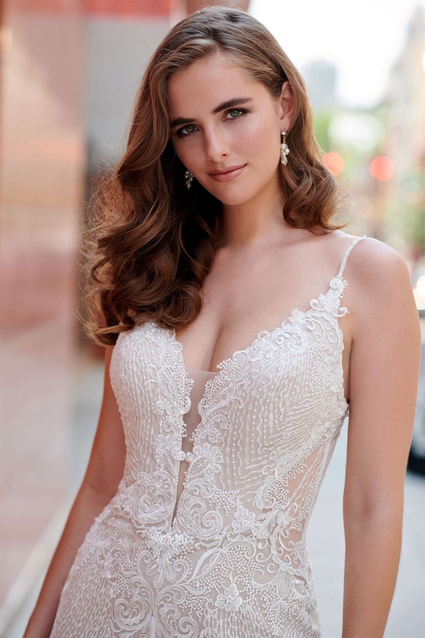 120167 Fit & Flare Wedding Dress by Enchanting