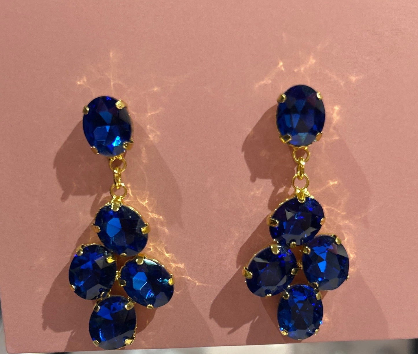 Gemstone Dangle Earrings
