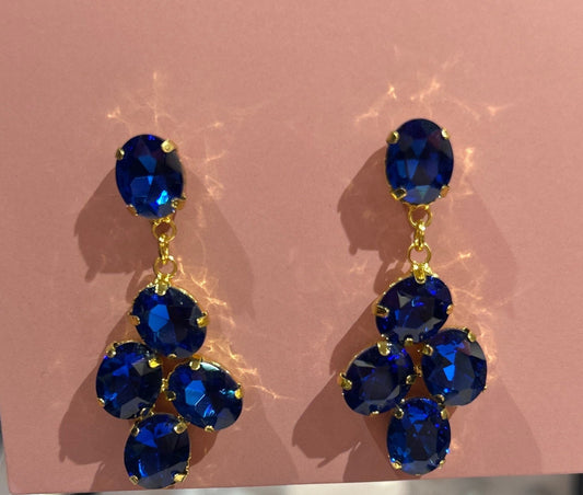Gemstone Dangle Earrings