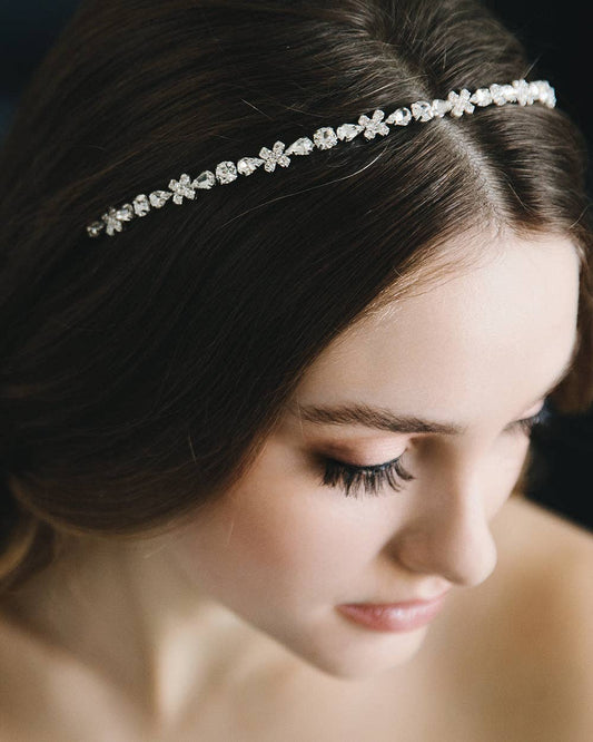 Winona Headband: Silver